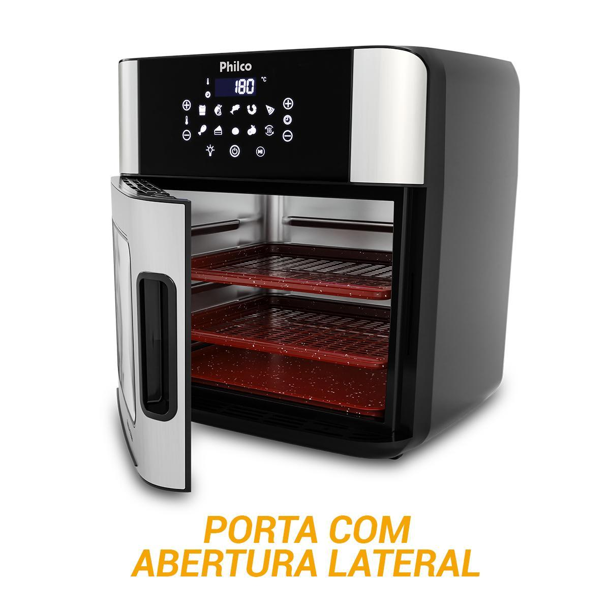 Air Fryer Philco 16L 4 em 1 Painel Digital PAF16A