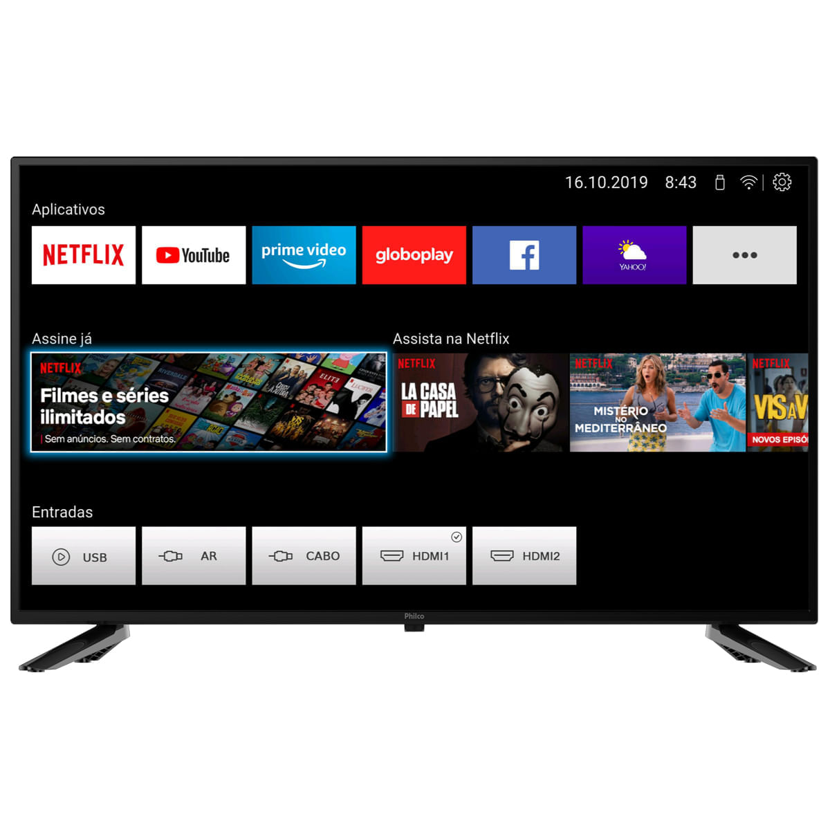 Fast Smart TV 32” Philco D-LED PTV32N5SE10H